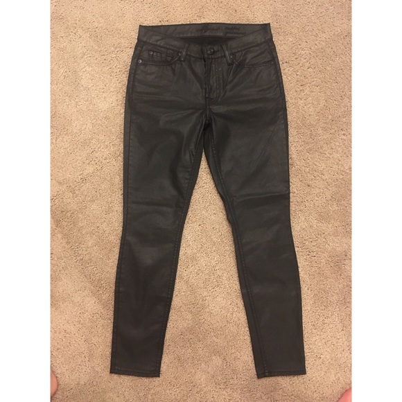 7 For All Mankind Black Jeans - Picture 2 of 7